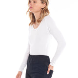 Kelli Long Sleeve Top - White