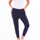 Alexia Crop Jogger - Navy
