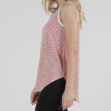 Keira Tank - Tangello Stripe