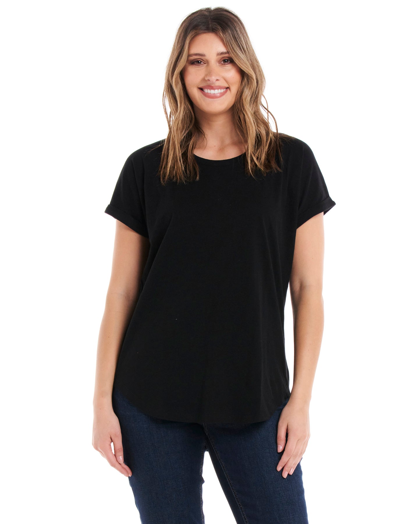 Hailey Short Sleeve Tee - Black