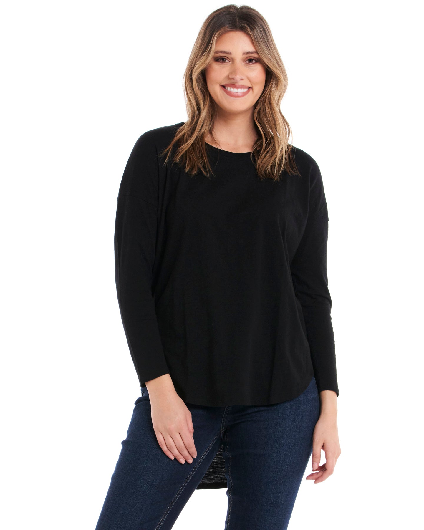 Jessie Long Sleeve Tee - Black