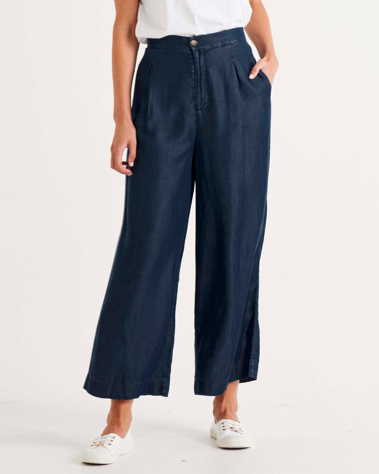 Betty Basics Tamara Pant Dark Blue