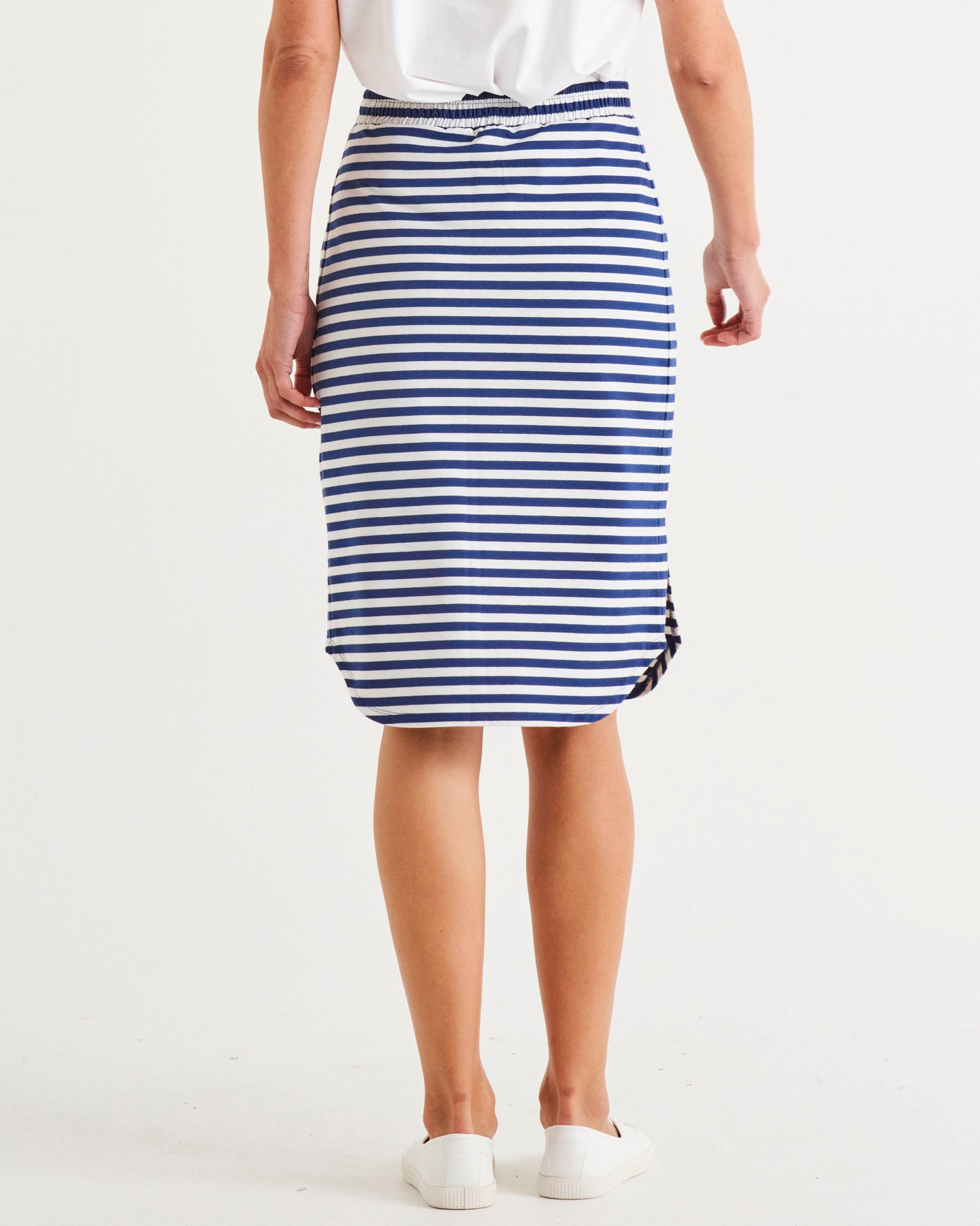Evie Skirt - Ocean Stripe