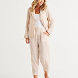 Lisset Blazer - Natural Stripe