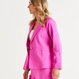 Lisset Blazer - Azalea