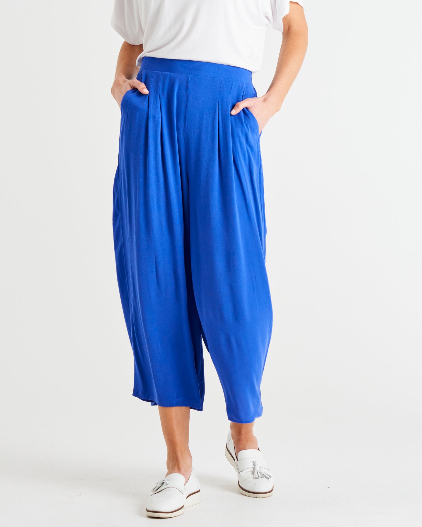 Olympia Pant - Deco Blue
