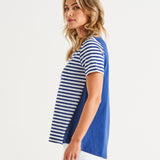 Luella Tee - Ocean Stripe