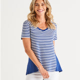 Luella Tee - Ocean Stripe
