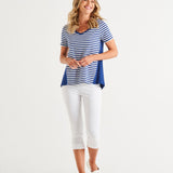 Luella Tee - Ocean Stripe