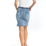 Avici Denim Skirt - Light Sky